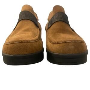 PIE SANTO Suede Loafers/Slip-on Shoes, Women's Size 6.5, Euro Size 37, NWO Box